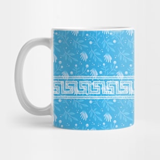 Santorini Greece pattern #14 Mug